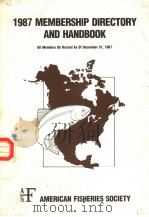 1987 MEMBERSHIP DIRECTORY AND HANDBOOK     PDF电子版封面     