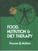 FOOD，NUTRITION，AND DIET THERAPY SEVENTH EDITION   1984  PDF电子版封面  0721655149   