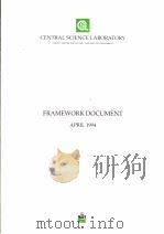FRAMEWORK DOCUMENT APRIL 1994     PDF电子版封面     