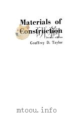 MATERIALS OF CONSTRUCTION  SECOND EDITION（ PDF版）