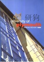 UNIVERSITY OF PLYMOUTH ANNUAL REVIEW 1994     PDF电子版封面     