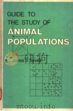 GUIDE TO THE STUDY OF ANIMAL POPULATIONS（ PDF版）