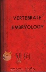 VERTEBRATE EMBRYOLOGY  FOURTH EDITION（ PDF版）