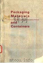 PACKAGING MATERIALS AND CONTAINERS     PDF电子版封面     