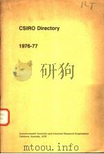 CSIRO DIRECTORY  1976-77     PDF电子版封面     
