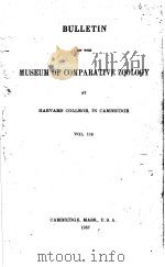 BULLETIN OF THE MUSEUM OF COMPARATIVE ZOOLOGY AT HARVARD COLLEGE IN CAMBRIDGE  VOL.116（ PDF版）