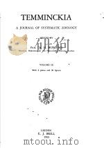 TEMMINCKIA A JOURNAL OF SYSTEMATIC ZOOLOGY  VOLUME 9     PDF电子版封面    H.BOSCHMA 