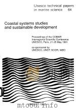 COASTAL SYSTEMS STUDIES AND SUSTAINABLE DEVELOPMENT  UNESCO TECHNICAL PAPERS IN MARINE SCIENCE  64（ PDF版）