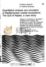 QUANTITATIVE ANALYSIS AND SIMULATION OF MEDITERRANEAN COASTAL ECOSYSTEMS：THE GULF OF NAPLES，A CASE S     PDF电子版封面     