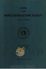 PROCEEDINGS OF THE WORLD MARICULTURE SOCIETY  VOLUME 12  NUMBER 1     PDF电子版封面     
