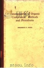 DETERMINATION OF ORGANIC COMPOUNDS：METHODS AND PROCEDURES（ PDF版）