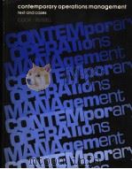 CONTEMPORARY OPERATIONS MANAGEMENT TEXT AND CASES     PDF电子版封面  0131704079  THOMAS M.COOK  ROBERT A.RUSSEL 