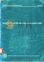 MARKETS FOR FROZEN SMALL PELAGIC FISH  FAO FISHERIES TECHNICAL PAPER NO.221     PDF电子版封面  925101194X   