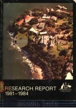 CSIRO MARINE LABORATORIES RESEARCH REPORT 1981-1984（ PDF版）