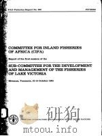 FAO FISHERIES REPORT NO.262  COMMITTEE FOR INLAND FISHERIES OF AFRICA(CIFA)     PDF电子版封面  9251011893   