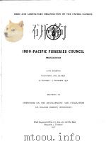 INDO-PACIFIC FISHERY COUNCIL PROCEEDINGS  17TH SESSION  SECTION 3     PDF电子版封面     