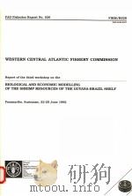 FAO FISHERIES REPORT NO.526  WESTERN CENTRAL ATLANTIC FISHERY COMMISSION（ PDF版）