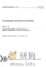 FAO FISHERIES REPORT NO.479  FAO/DENMARK COOPERATIVE PROGRAMME     PDF电子版封面  9251032661   