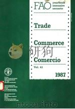 FAO YEARBOOK ANNUAIRE ANUARIO VOL.41  1987     PDF电子版封面     