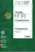 FAO YEARBOOK ANNUAIRE ANUARIO VOL.42  1988     PDF电子版封面     