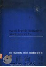 MARINE LINEFISH PROGRAMME PRIORITY SPECIES LIST     PDF电子版封面     