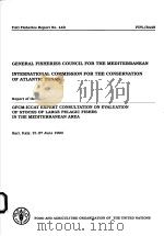 FAO FISHERIES REPORT NO.449  REPORT OF THE GFCM-ICCAT EXPERT CONSULTATION ON EVALUATION OF STOCKS OF     PDF电子版封面  9251030685   
