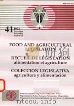 FOOD AND AGRICULTURAL LEGISLATION  NO.41     PDF电子版封面     