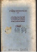 PROCEEDINGS OF OECON OFFSHORE EXPLORATION CONFERENCE  1968     PDF电子版封面     