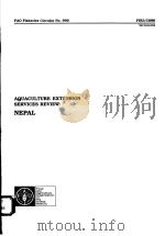 AQUACULTURE EXTENSION SERVICES REVIEW:NEPAL  FAO FISHERIES CIRCULAR NO.896     PDF电子版封面     