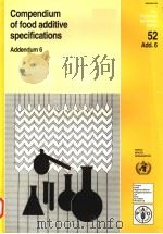 COMPENDIUM OF FOOD ADDITIVE SPECIFICATIONS ADDENDUM 6  FAO FOOD AND NUTRITION PAPER 52 ADD.6（ PDF版）