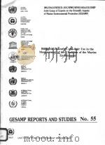 GESAMP REPORTS AND STUDIES NO.55  BIOLOGICAL INDICATORS AND THEIR USE IN THE MEASUREMENT OF THE COND（ PDF版）