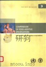 FAO JECFA MONOGRAPHS 3  COMBINED COMPENDIUM OF FOOD ADDITIVE SPECIFICATIONS（ PDF版）