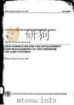 FAO FISHERIES REPORT NO.388  REPORT OF THE FOURTH SESSION OF THE SUB-COMMITTEE FOR THE DEVELOPMENT A（ PDF版）