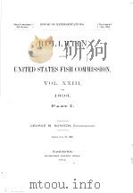 BULLETIN OF THE UNITED STATES FISH COMMISSION  VOLUME 23 FOR 1903  PART 1     PDF电子版封面    GEORGE M.BOWERS 