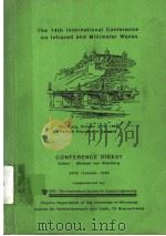 THE 14TH INTERNATIONAL CONFERENCE ON INFRARED AND MILLIMETER WAVES   1989  PDF电子版封面     