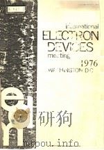 ELECTRON DEVICES MEETING VOL.1 NO.1-9 1976   1976  PDF电子版封面     