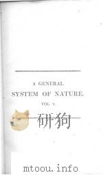 A GENERAL SYSTEM OF NATURE  VOL.5  VEGETABLE KINGDOM-VOL.1     PDF电子版封面     