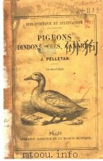 PIGEONS DINDONS OIES CANARDS  1873     PDF电子版封面     
