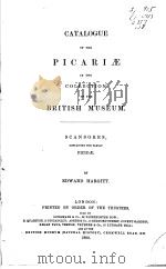CATALOGUE OF THE PICAIAE IN THE BRITISH MUSEUM  VOLUME 18     PDF电子版封面    EDWARD HARGITT 