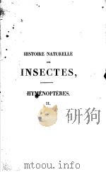 HISTOIRE NATURELLE DES INSECTES HYMENOPTERES  TOME  2（ PDF版）