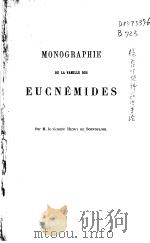 MONOGRAPHIE DE LA FAMILLE DES EUCNEMIDES  SEANCE DU 23 MARS 1870     PDF电子版封面     