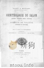 ORNITHOLOGIE DU SALON  1878     PDF电子版封面     