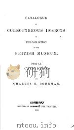 CATALOGUE OF COLEOPTEROUS INSECTS  IN THE COLLECTION OF THE BRITISH MUSEUM PART 11 CASSIDIDEI（ PDF版）
