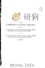 THE CAMBRIGE NATURAL HISTORY  VOL.4     PDF电子版封面     