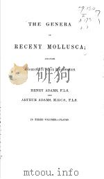 THE GENERA OF RECENT MOLLUSCA  VOL.3     PDF电子版封面     