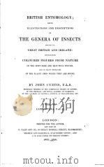BRITISH ENTOMOLOGY BEING ILLUSTRATIONS AND DESCRIPTIONS OF THE GENERA OF INSECTS  VOL.6（ PDF版）