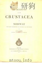 AN ACCOUNT OF THE CRUSTACEA OF NORWAY VOL.2 ISOPODA     PDF电子版封面    G.O.SARS 