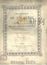 MALACOLOGIE DE L‘ALGERIE OU HISTOIRE NATURELLE DES ANIMAUX  VOL.2     PDF电子版封面     