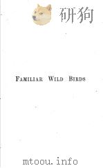 FAMILIAR WILD BIRDS  1-2     PDF电子版封面    W. SWAYSLAND 