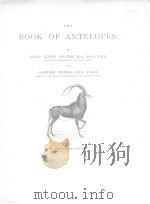 THE BOOK OF ANTELOPES  VOL.3     PDF电子版封面     